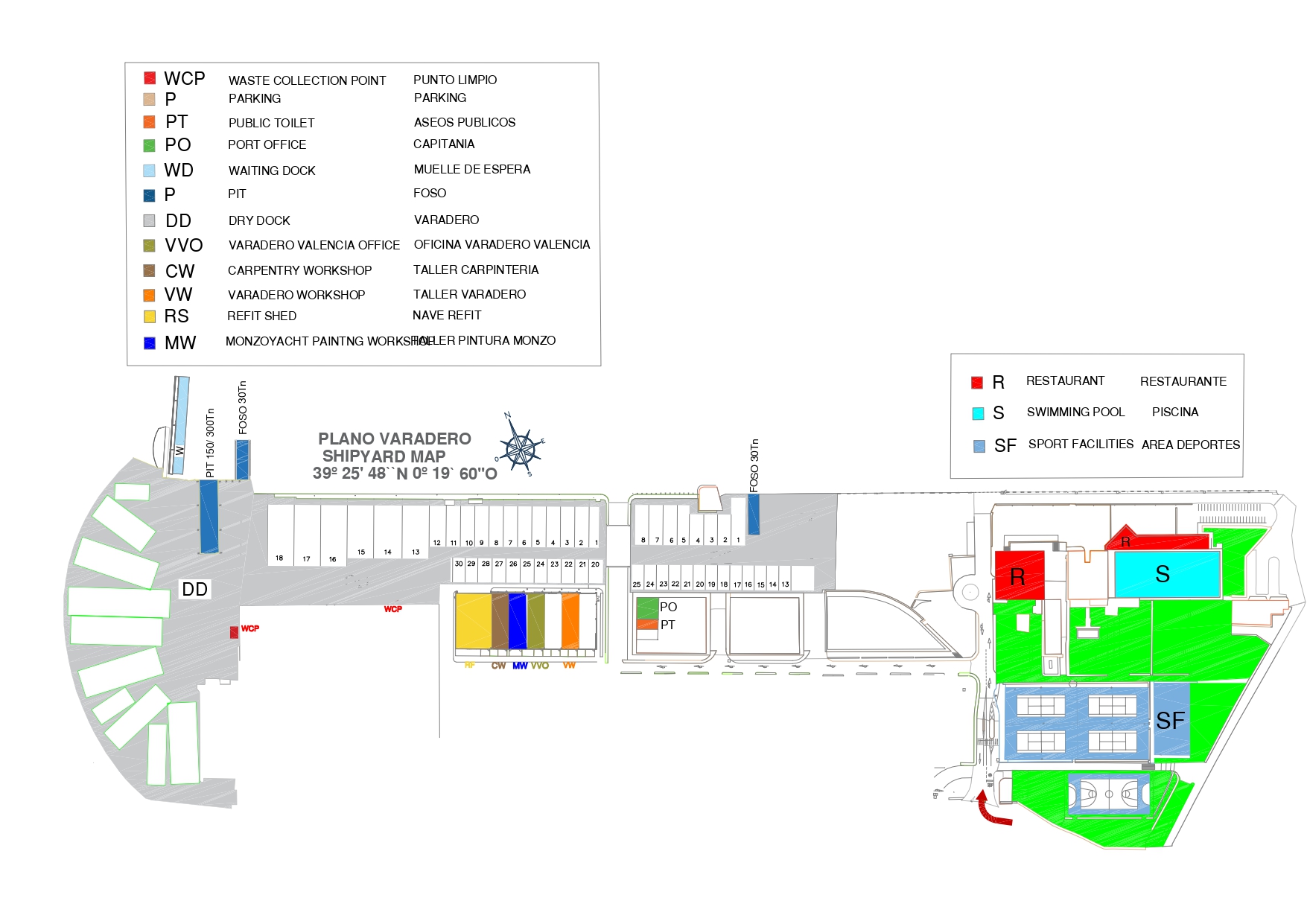 plano de las instalaciones